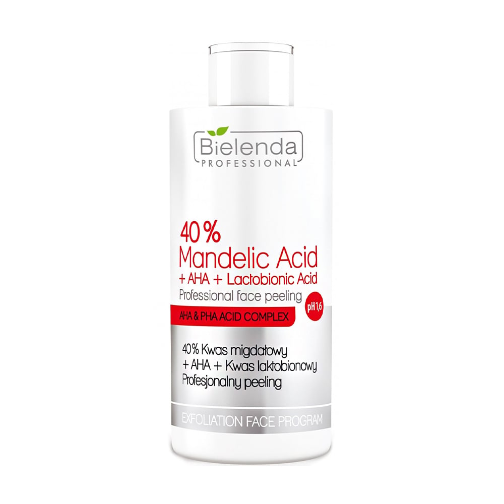 Уцінка! Пілінг для обличчя Bielenda Professional Exfoliation Face Program 40% Mandelic Acid + AHA + Lactobionic Acid Professional Face Peeling, 150 г